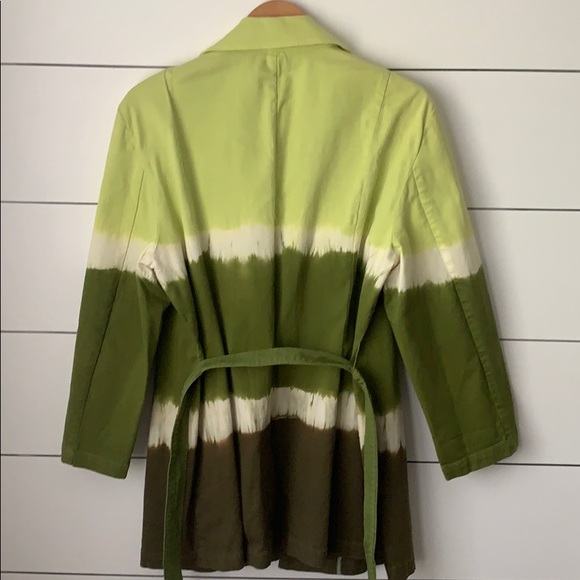 INC Green Tie Dye Jacket - Picture 6 of 6